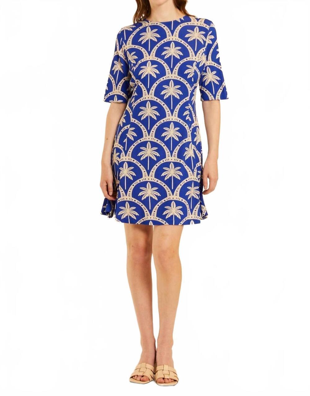 NEW PEPALOVES casablanca mini dress in blue